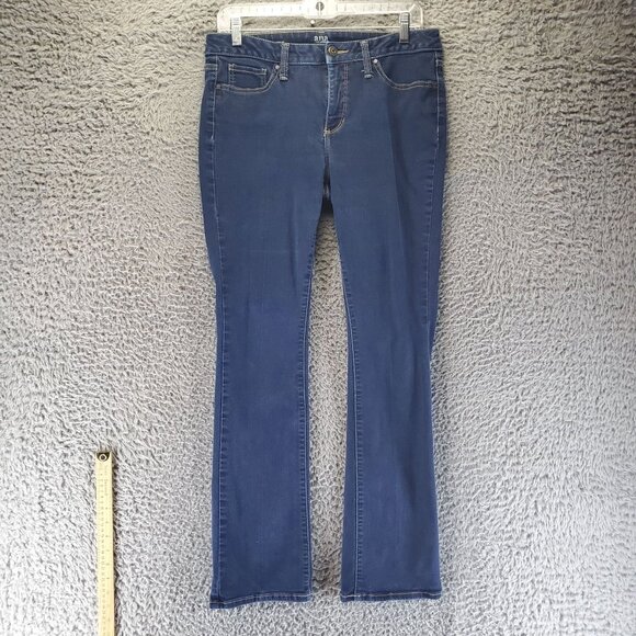 A.N.A Jeans Womens Size 10 Blue Bootcut Stretch Denim - Picture 1 of 13